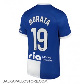 Atletico Madrid Alvaro Morata #19 Vieraspaita 2023-24 Lyhythihainen